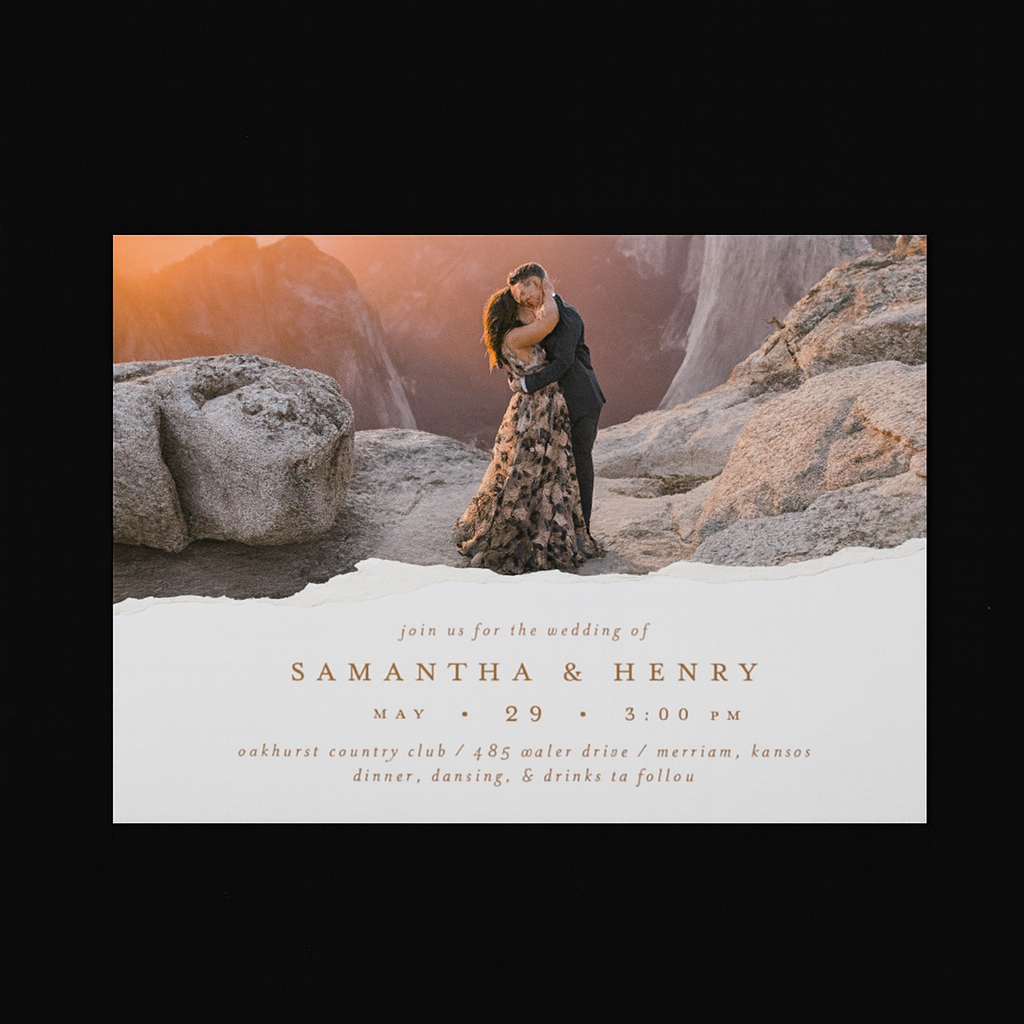 Invitations & Event Materials