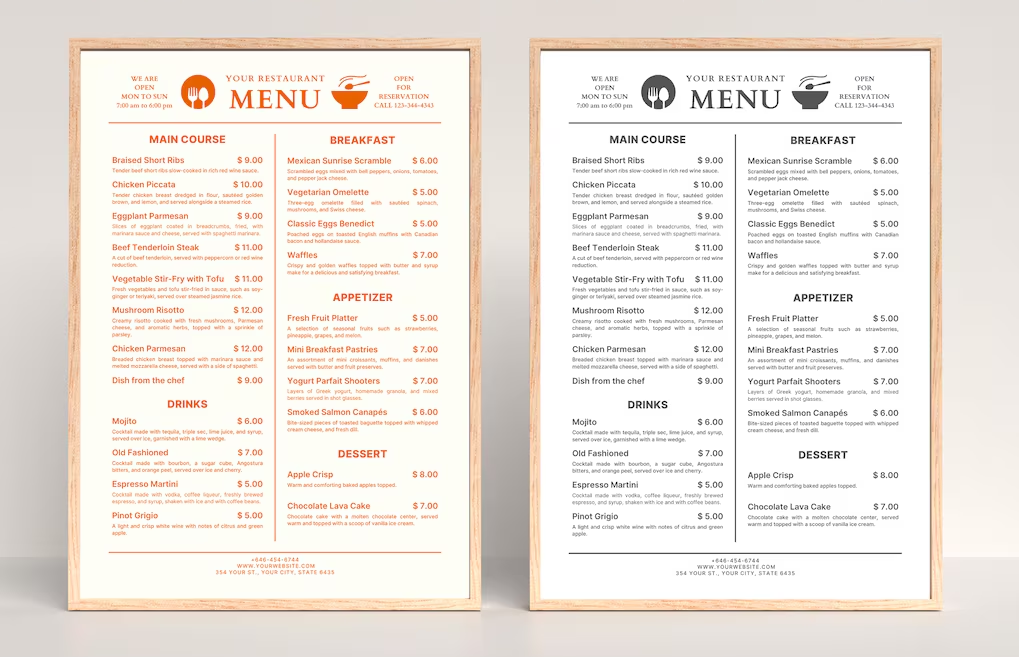 Menus
